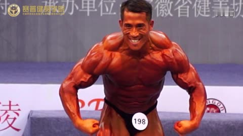 林沛渠-男子传统健美75公斤级决赛个人表演-2016年全国健美锦标赛暨