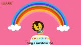 多纳英文儿歌 i can sing a rainbow