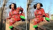 民间小调小调憨妮荆丽君,最新作品《傻妮出嫁》17集