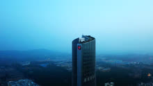 航拍锦州 锦州第一高楼 喜来登大酒店