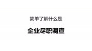 什么是企业尽职调查?尽职调查要关注哪些?财经完整版视频在线观看爱奇艺