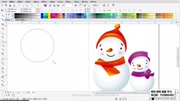 CorelDRAW基础教程 案例教程析圣诞雪人 CDR X7入门教程 cdr软件知识名师课堂爱奇艺