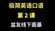 极简英语口语,第2课,朋友见面的英语口语表达,听我给你讲讲吧知识名师课堂爱奇艺