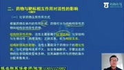 15药学专业知识一:药物与靶标相互作用对活性的影响一知识名师课堂爱奇艺