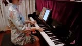 古典美女钢琴版电视剧《红高粱》主题曲