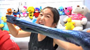 韩国小萝莉宝蓝玩亲子游戏挑战赛！谁制造的发泡胶是最好的呢？