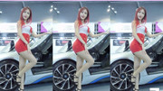 [4K] 韩国车展 美女车模性感展示-21