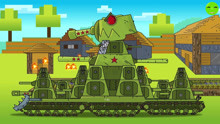 坦克大战：绿坦眼睛红红的斗牛牛