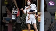 林志玲母子日本度假被偶遇 2岁儿子侧脸软糯可爱