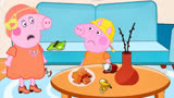 佩奇吃完零食不收拾垃圾，猪妈妈很生气#小猪佩奇 #动画小故事