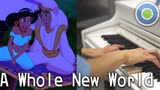  A Whole New World 钢琴版 (主唱 - 阿拉丁 Aladdin)