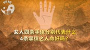 算命大师:女人四条手纹分别代表什么,4条掌纹之人命好吗?生活完整版视频在线观看爱奇艺