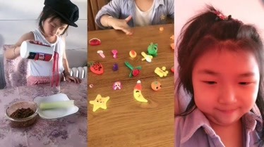 东北爱唠嗑的萌娃李欣蕊最新近况小丫头越来越漂亮了是才女呀