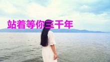 站着等你三千年曲谱_站着等你三千年词曲谱(3)