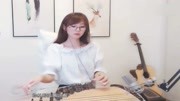 美女古筝演奏《牡丹江》听一遍就会单曲循环!音乐背景音乐视频音乐爱奇艺