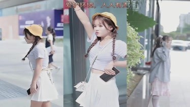 小婵猫吖:出门在外人人都要保护环境!