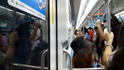 (贴门录制走行音系列)上海地铁一号线 钢铁侠二世01075延长路-中山北路