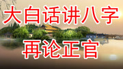 大白话讲八字:再论正官,八字基础视频第七十一讲生活完整版视频在线观看爱奇艺
