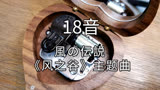 18音日本sankyo机芯 風の伝説 《风之谷》主题曲音乐盒八音盒