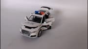新款奥迪Q7警车汽车模型