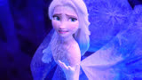 这是艾莎女王最危险的一次，自己被冻成了冰雕《冰雪奇缘2》