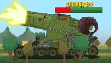  坦克世界动画：超级坦克挑战赛，芬德VS翡翠kb44！