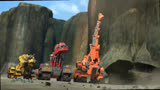 恐龙卡车动画：可爱的扳手蜥蜴，既然被从天而降的陨石破坏了家园