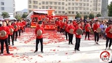 广东民间潮州大锣鼓表演，潮汕地区独有的传统音乐，十分好听