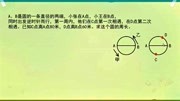 两人在圆上反向而行,第一次相遇在C点, 第二次在D点,求圆周长知识名师课堂爱奇艺