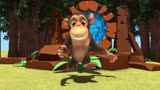 疯狂动物系列  小猴子智斗霸王龙 #搞笑动画#恐龙#儿童动画片