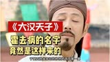 《大汉天子》霍去病的名字，竟然是这样来的？
