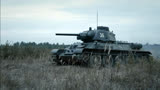 经典二战电影：德军突袭坦克试验场，T34坦克大战德军装甲部队