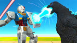 动物战争模拟器游戏高达战士对战各种怪兽