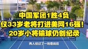 中国军团1胜4负，仅33岁老将打进美网16强！20岁小将输球仍创纪录