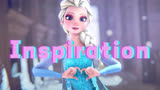 冰雪奇缘MMD：冰雪女王的《灵感》，变装太惊艳了