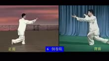 24式简化太极拳 正面背面合一 陈思坦演示