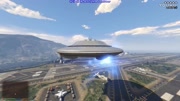 【亚当熊 gta5 mod系列】外星人开ufo入侵地球血洗军事基地