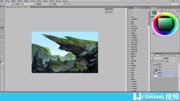 石头场景的画法丨CG场景设计丨CG原画教程丨CGWANG王氏教育知识名师课堂爱奇艺