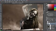 PS教程: Photoshop让你把美女变成恐怖的恶鬼原创完整版视频在线观看爱奇艺