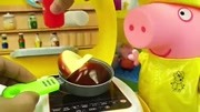 小猪佩奇切水果蔬菜煮饭的玩具
