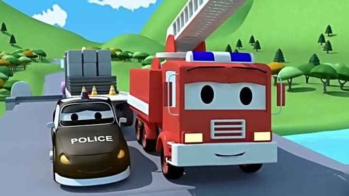            汽车城之警车和消防车