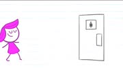 搞笑铅笔画小人:铅笔人尿急了,怎么也找不到厕所,怎么办儿童完整版视频在线观看爱奇艺