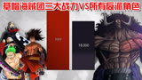 《海贼王》战斗力对比：草帽团三大战力VS所有反派角色！