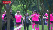 长沙公园偶遇一群足球宝贝（原创）