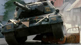 经典战争片《蛮牛战士》：重型坦克误入小镇横冲直撞