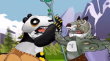 小恐龙看功夫熊猫动画片恐龙 动画 儿童动画