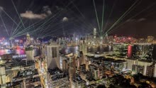 无人机灯光秀为香港回归20周年献礼
