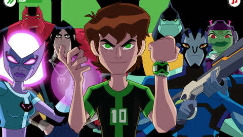 【小兔子】ben10少年骇客系列 小游戏 骇客外星英雄勇闯敌基游戏