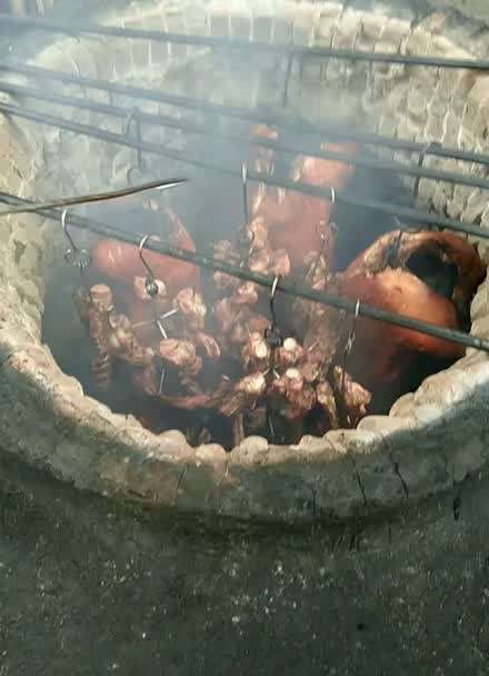 烤全猪地炉的建造图片