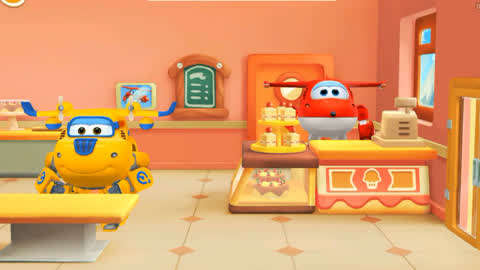 蜜糖 超级飞侠游戏合集  :乐迪蛋糕店 多多的泡芙蛋糕,超级飞侠游戏